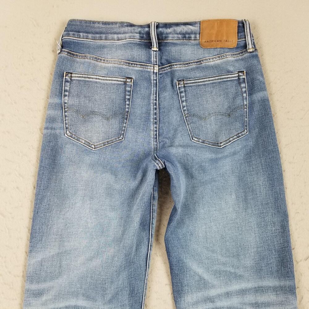 American Eagle Jeans Mens 30x36 Airflex+ Athletic Straight Fit‎ Stretch Denim - Picture 7 of 16